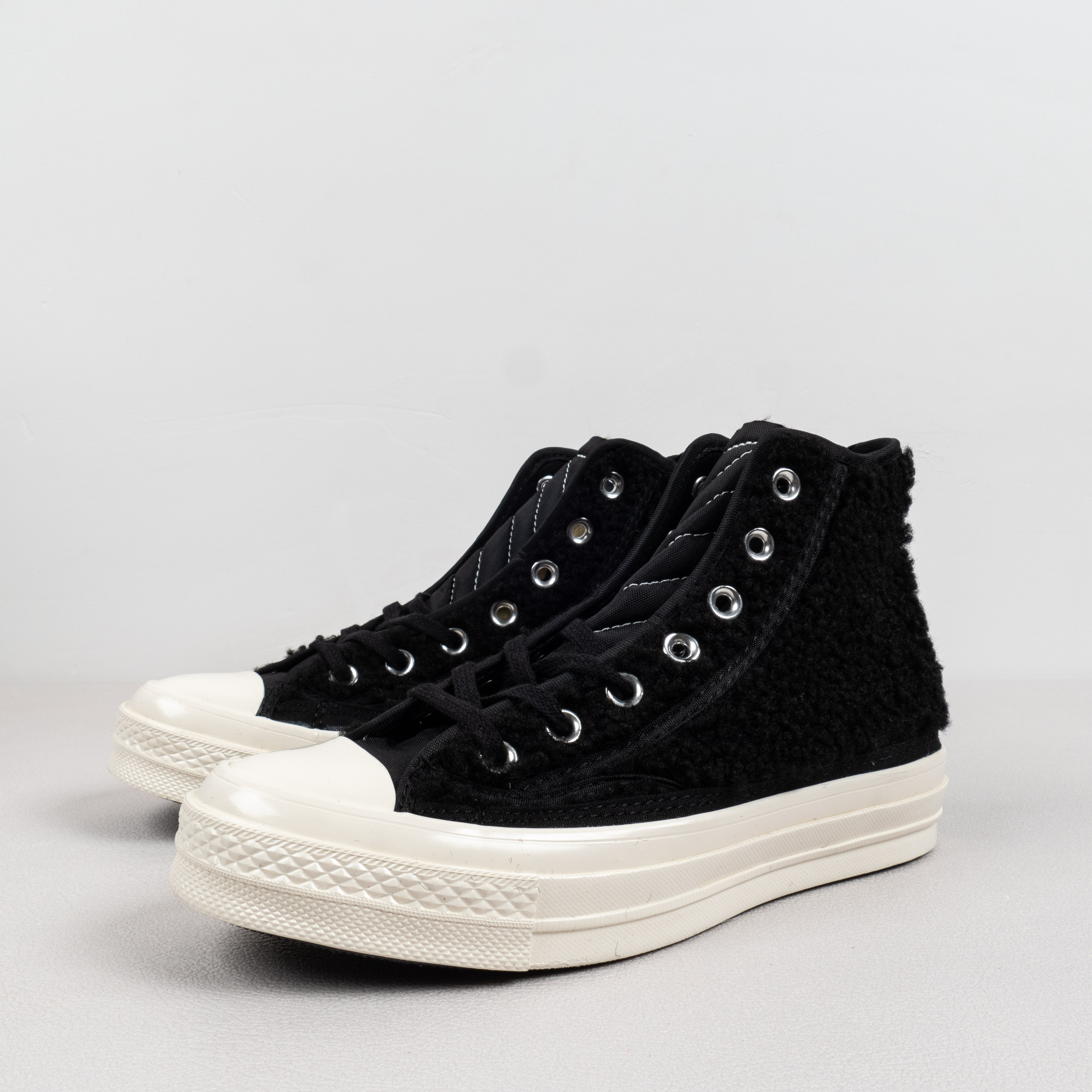[Free Shipping]男女鞋 Converse 高帮冬款70s羊羔绒帆布鞋172005C