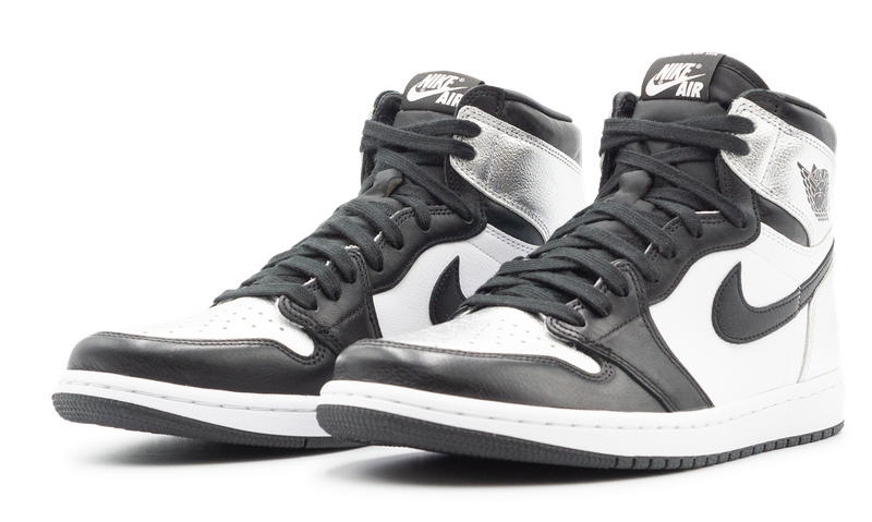 1's Retro High Silver Toe