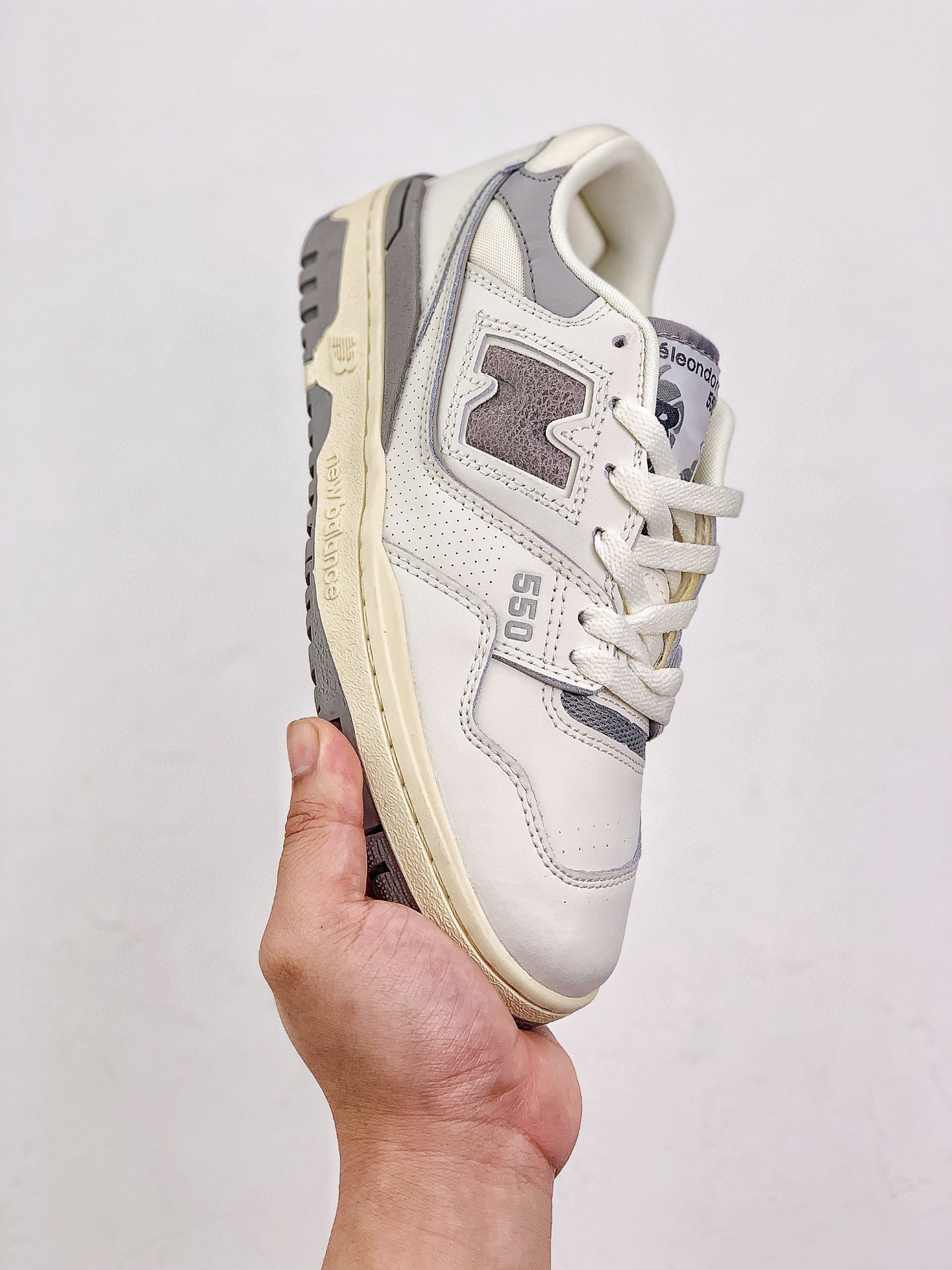 550 Aime Leon Dore White Grey