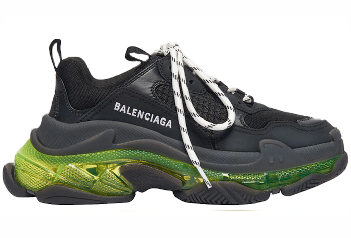 Triple S Black Yellow Fluo