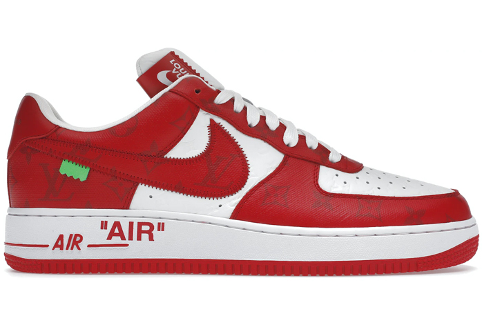 L&V AF 1 Low By Virgil Abloh White Red