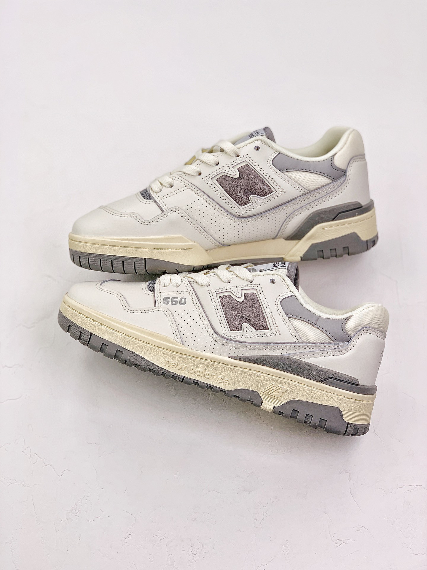 550 Aime Leon Dore White Grey