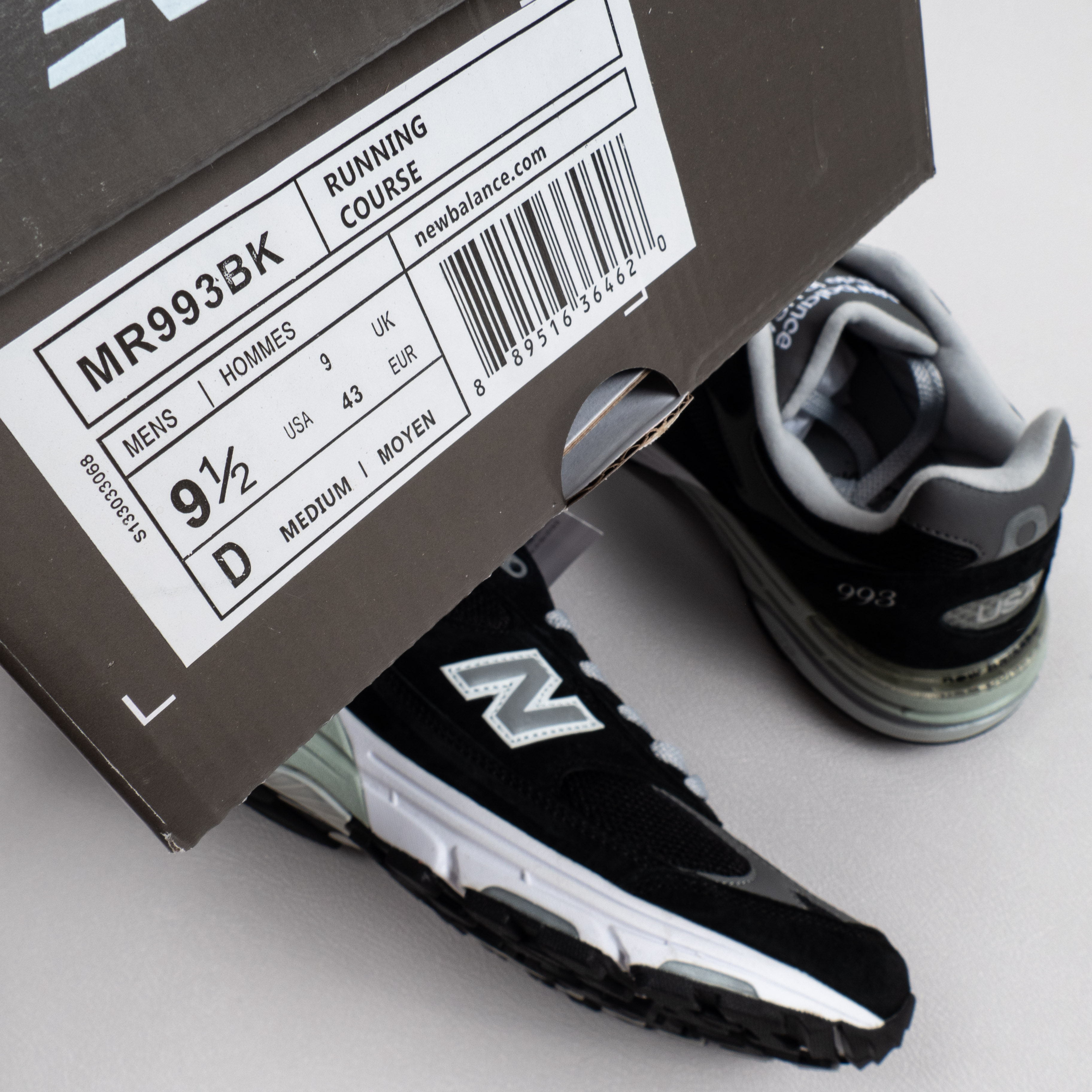 【Free Shipping】993 MIU Black