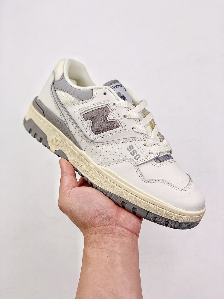 550 Aime Leon Dore White Grey