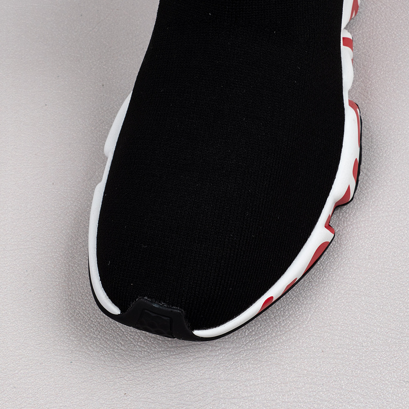 【Free Shipping】男女鞋 巴黎袜子鞋SPEED LOGO印花袜式针织运动鞋