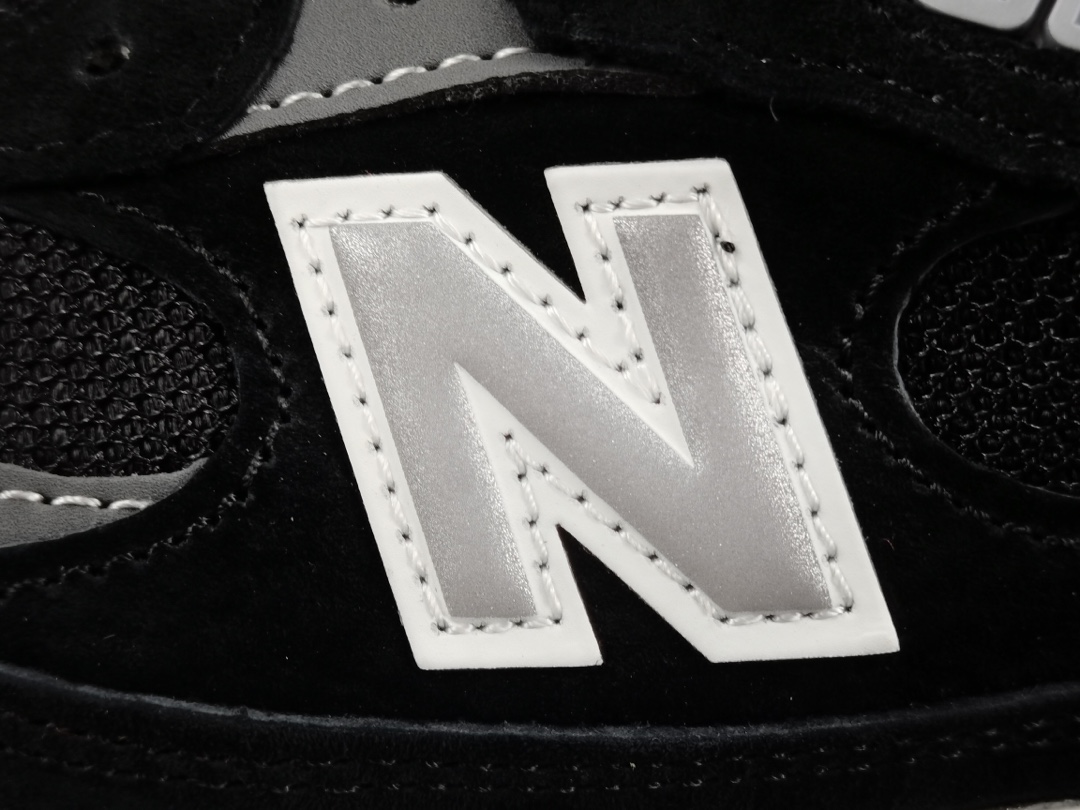 992 Black Grey Suede