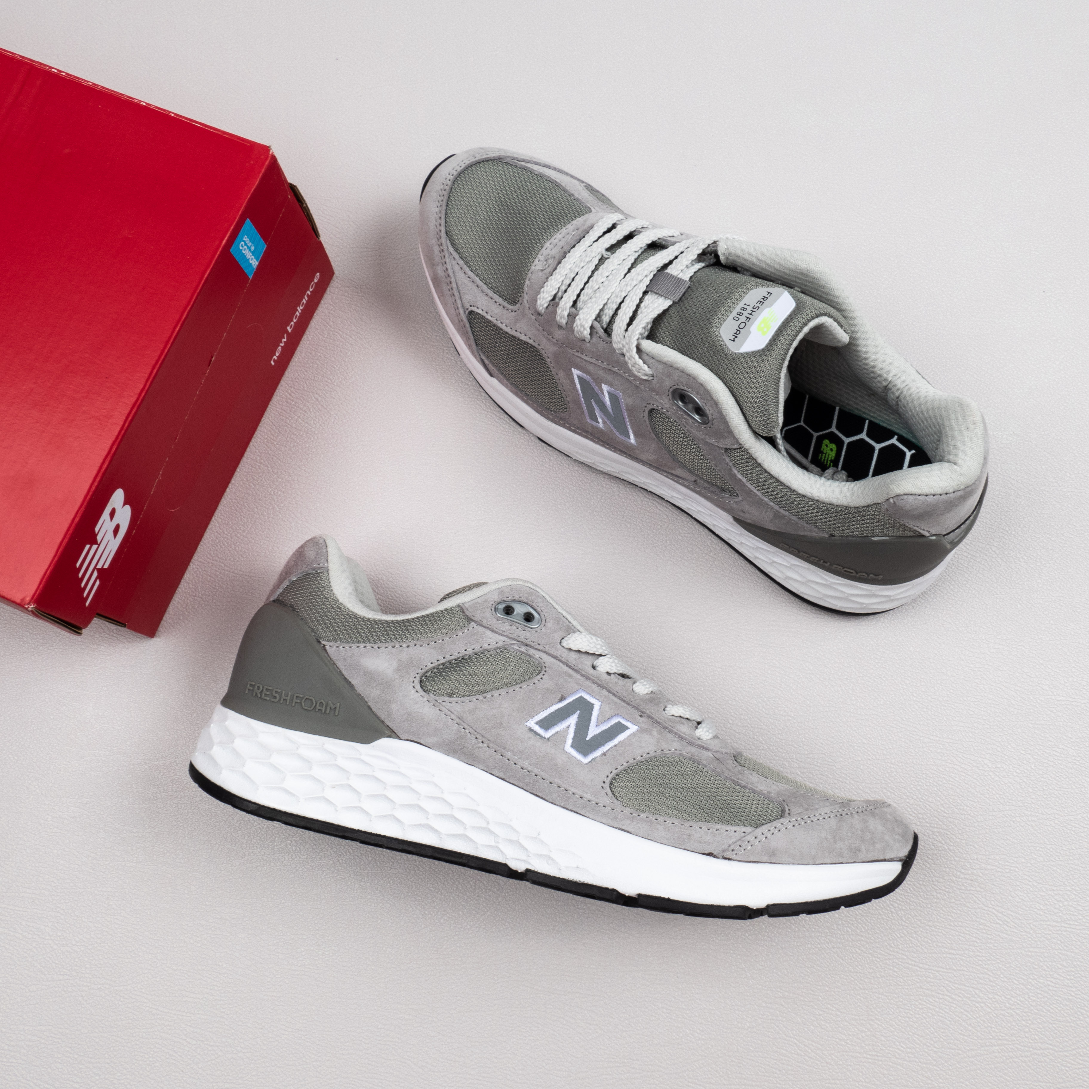 【Free Shipping】NB 2021款 3M1880系列元祖灰休闲运动鞋MW1880C1