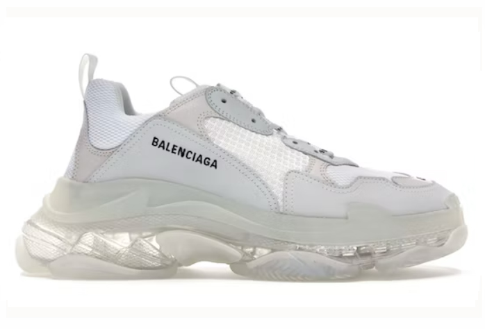 Triple S Clear Sole White