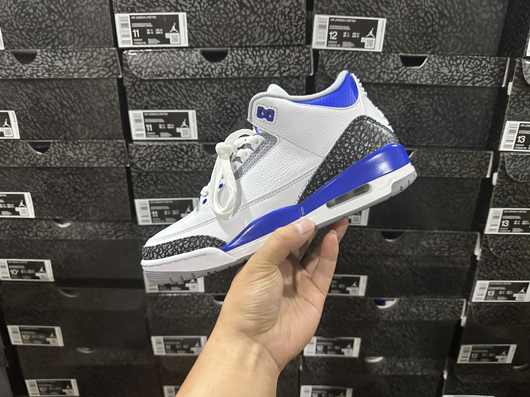 3's Retro Racer Blue