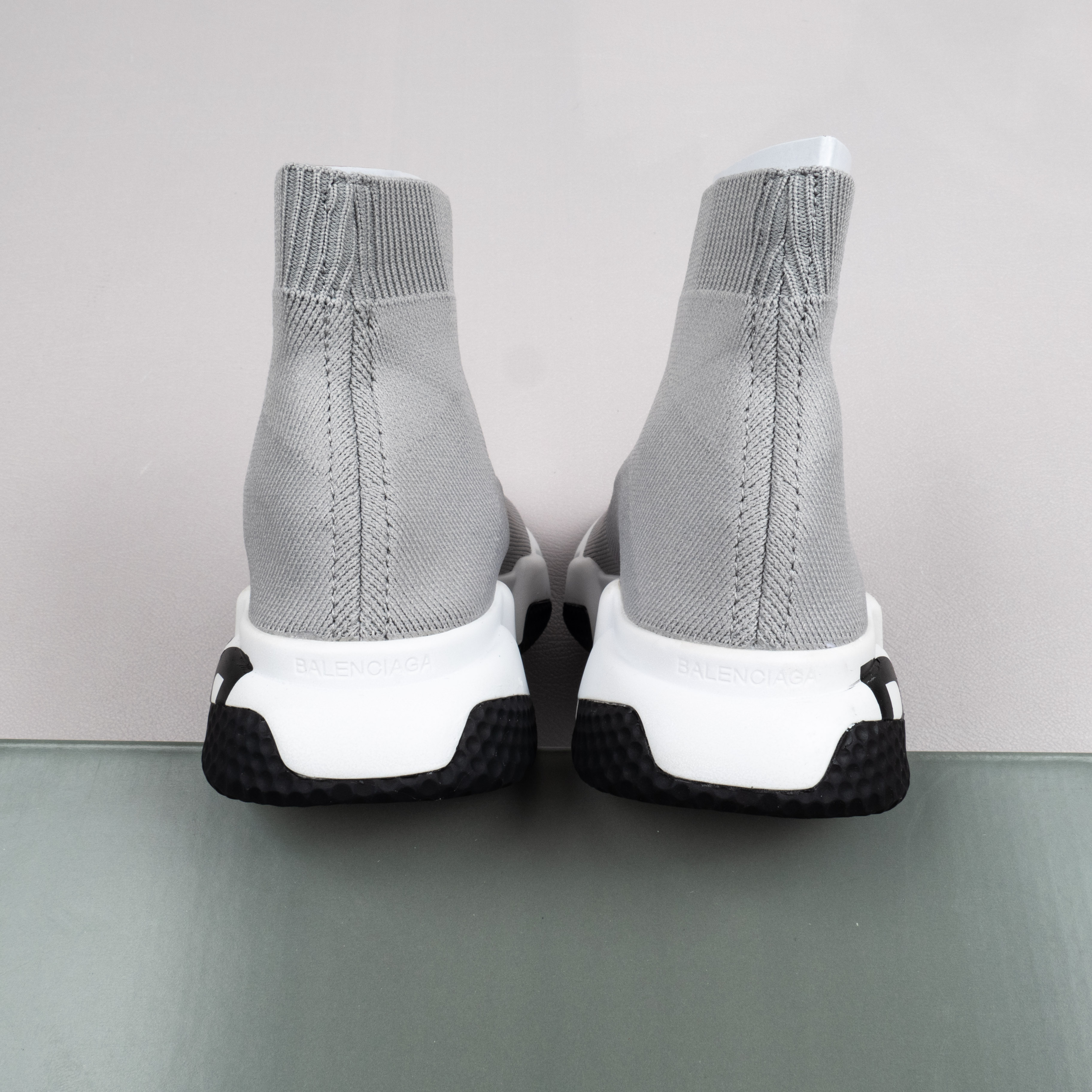 【Free Shipping】男女鞋 巴黎袜子鞋SPEED LOGO印花袜式针织运动鞋