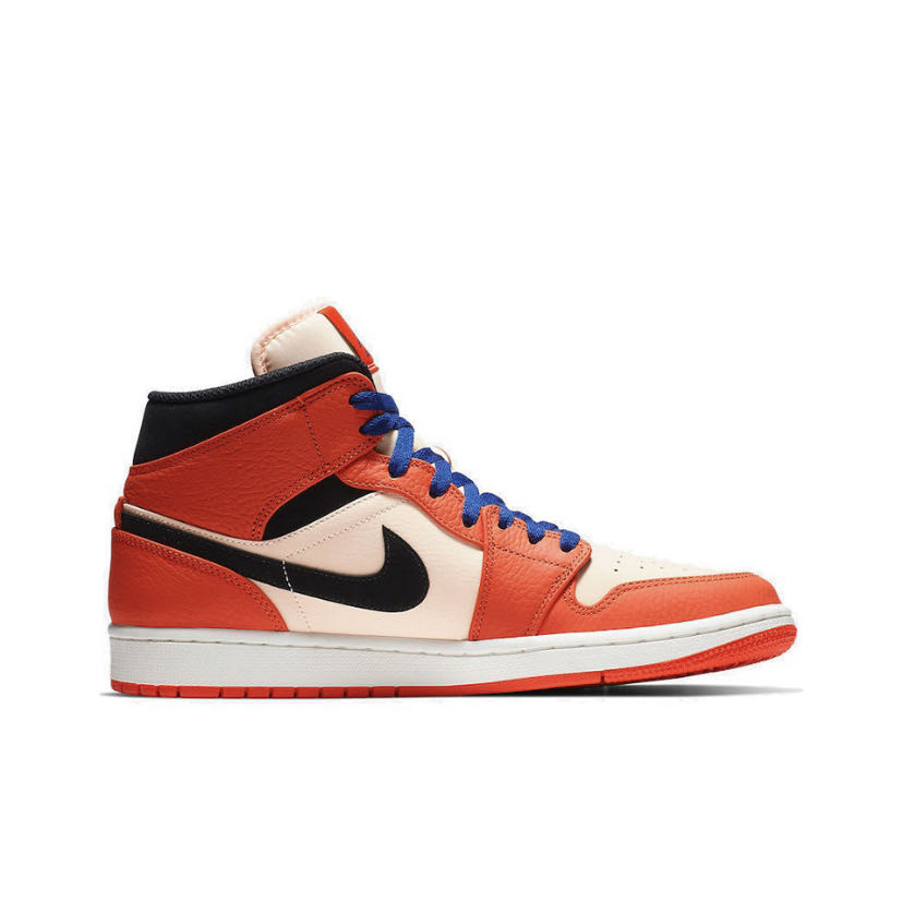 1's Mid Team Orange Black