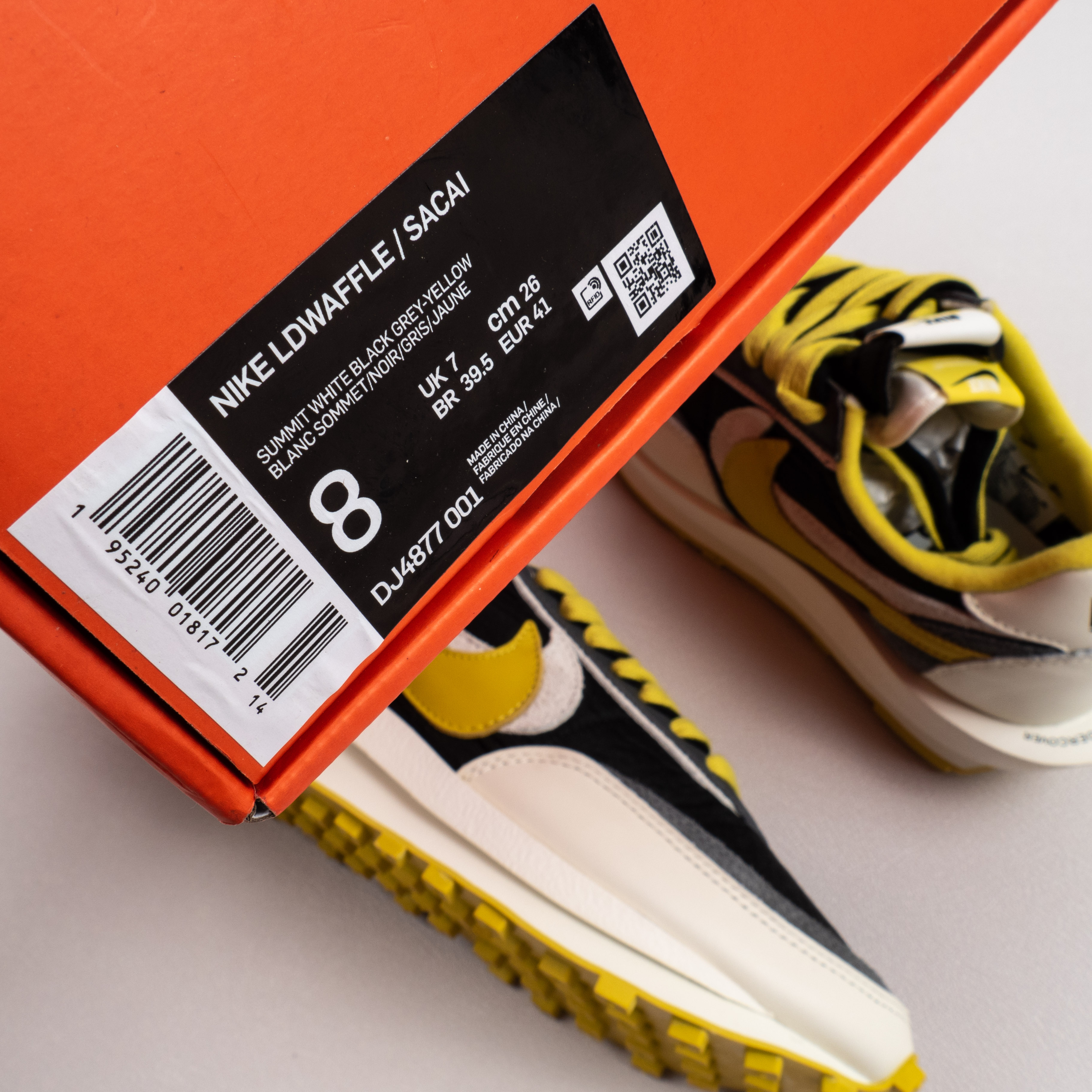 LD Waffle sacai Undercover Black Bright Citron