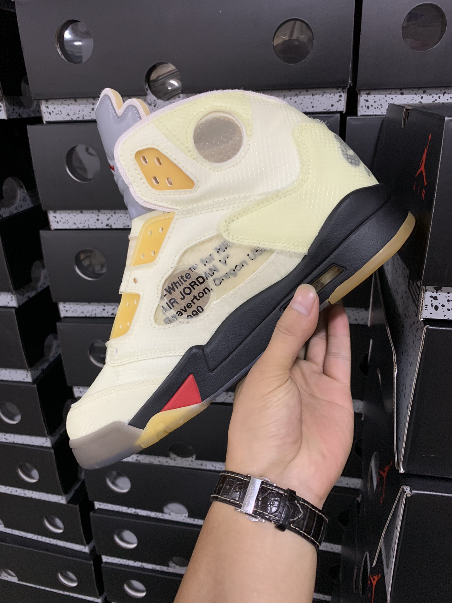 5's Retro OFF-WHITE Sail