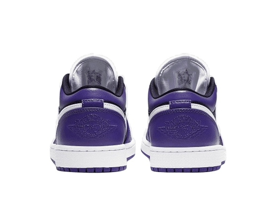 1's Low Court Purple Black