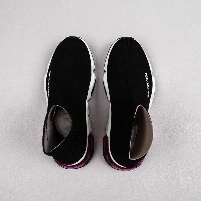 【Free Shipping】男女鞋 巴黎袜子鞋SPEED LOGO印花袜式针织运动鞋