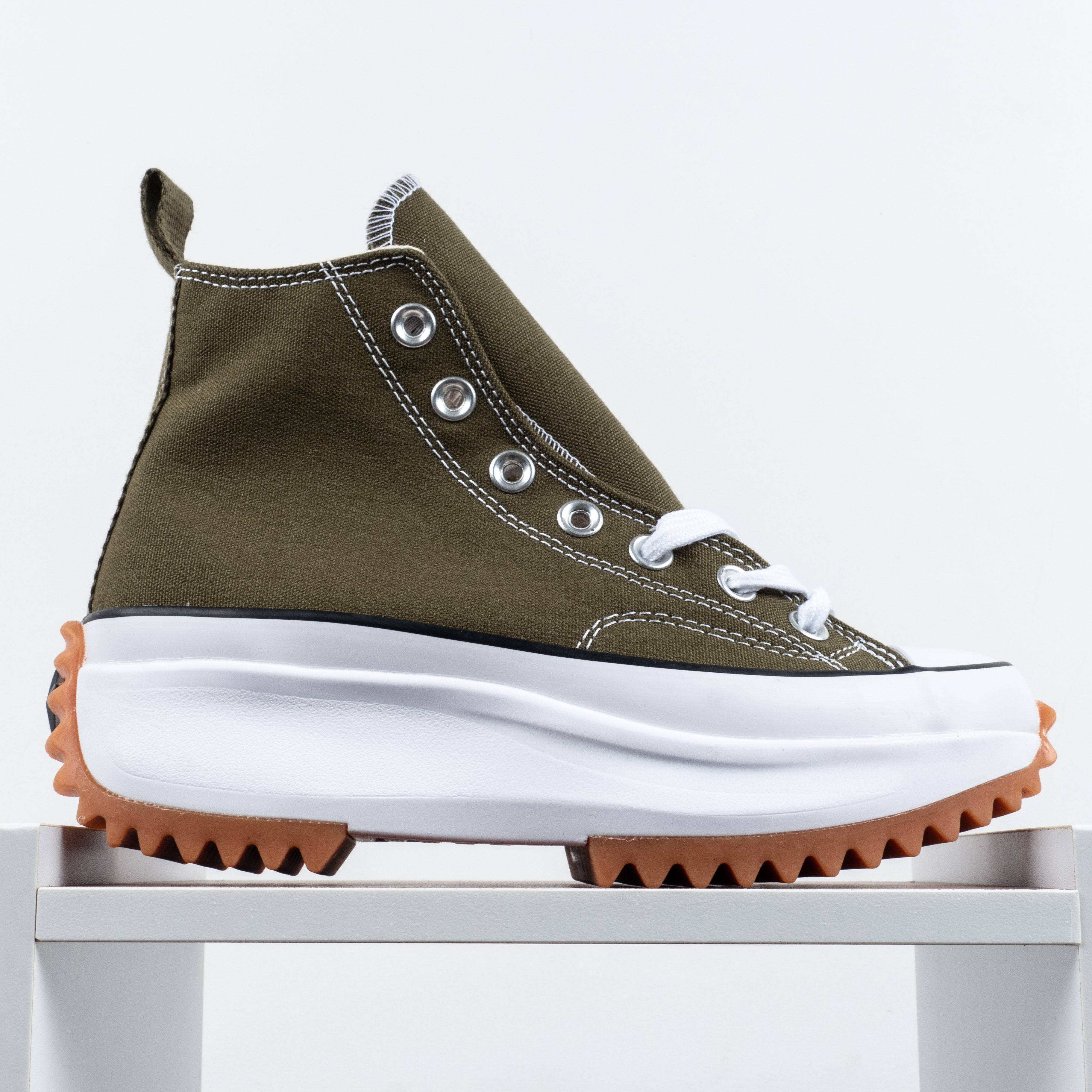 [Free Shipping] 女鞋 CONVERSE Run Star Hike复古大地色系厚底运动鞋171667C