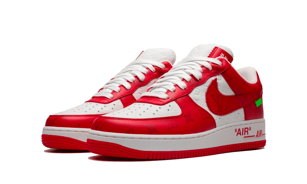 L&V AF 1 Low By Virgil Abloh White Red