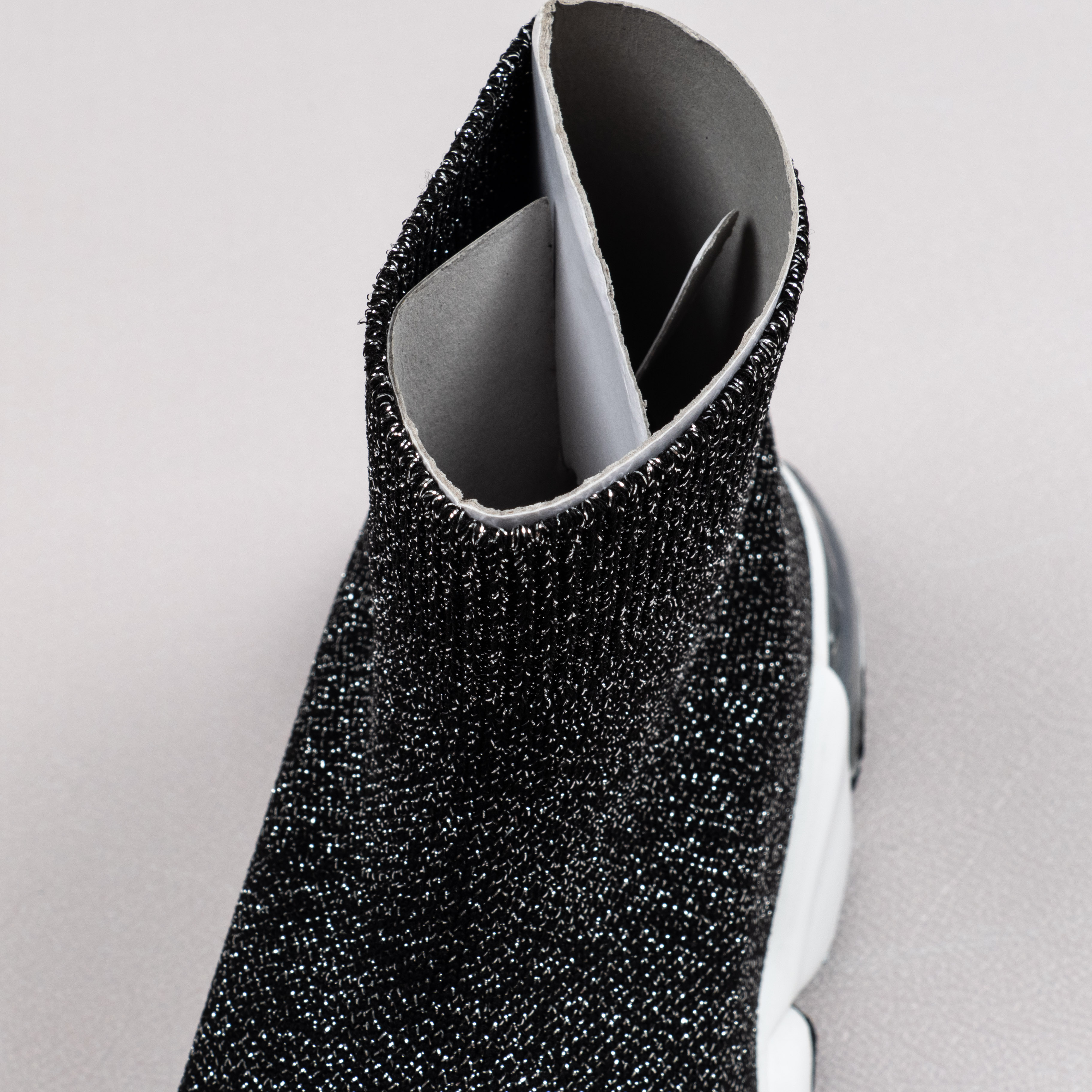 【Free Shipping】男女鞋 巴黎袜子鞋SPEED LOGO印花袜式针织运动鞋