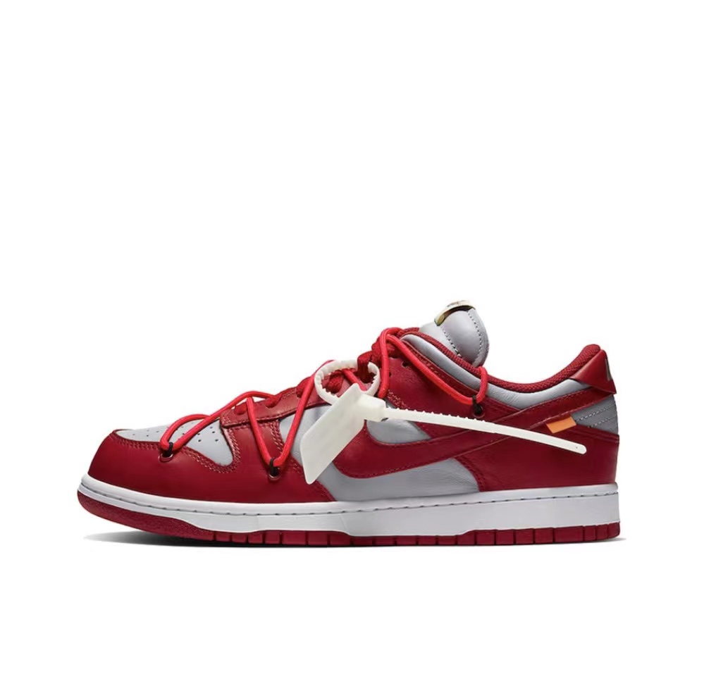 off-White x Futura x SB Dunk University Red