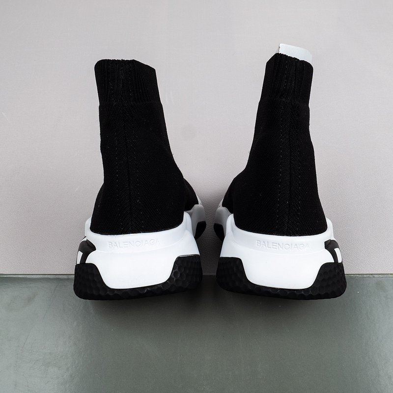 【Free Shipping】男女鞋 巴黎袜子鞋SPEED LOGO印花袜式针织运动鞋