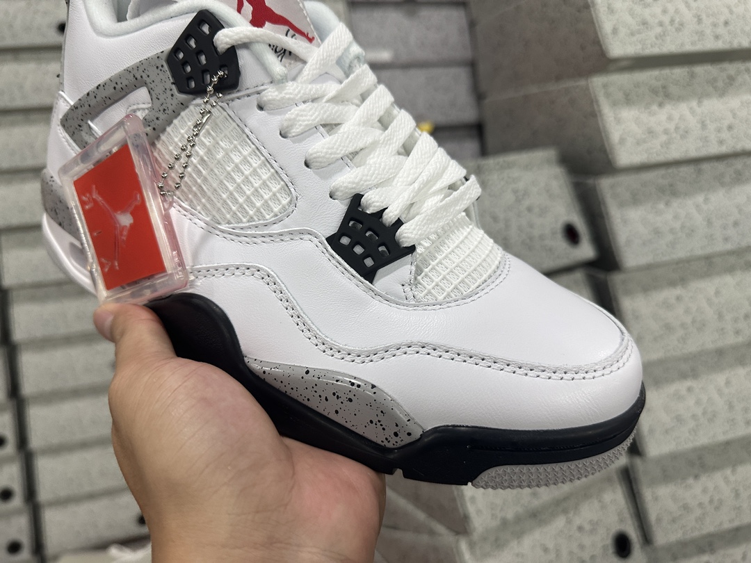 4's Retro White Cement