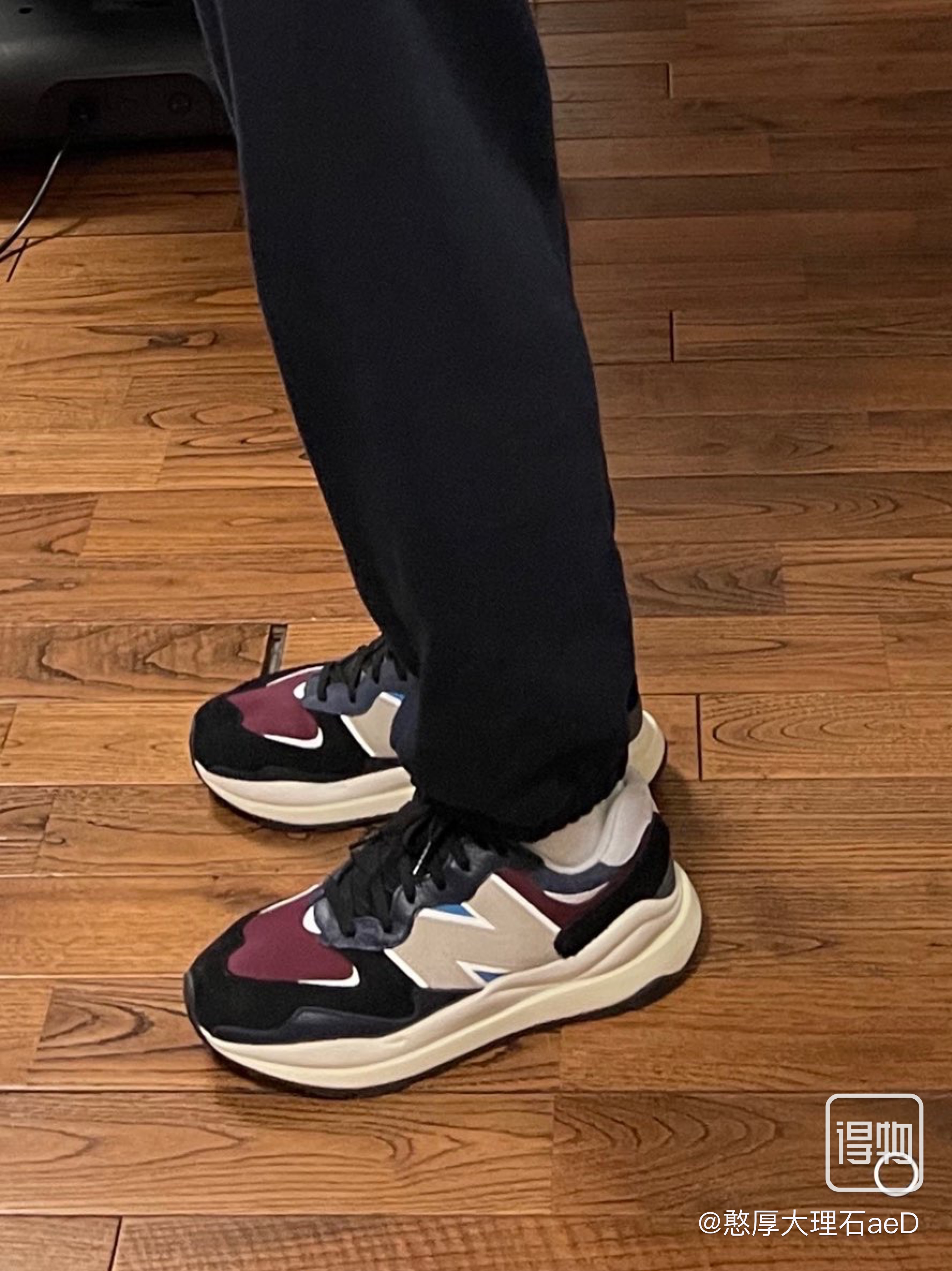 【Free Shipping】57/40 DAHOOD Navy Maroon