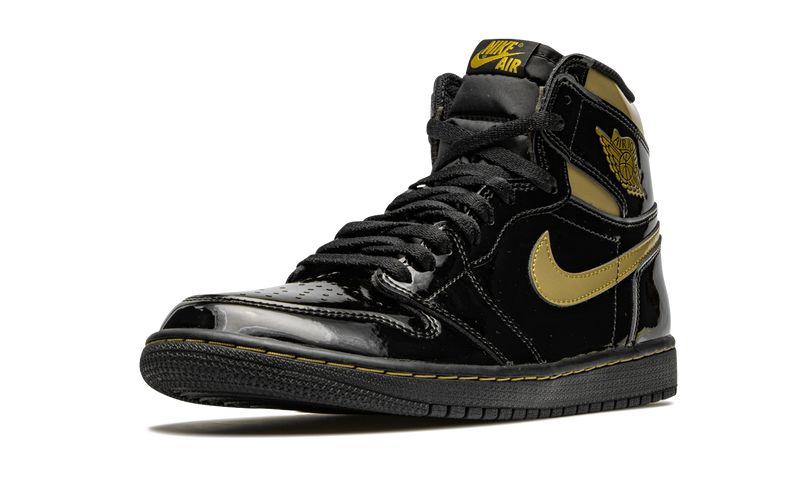 1's Retro High Black Metallic Gold