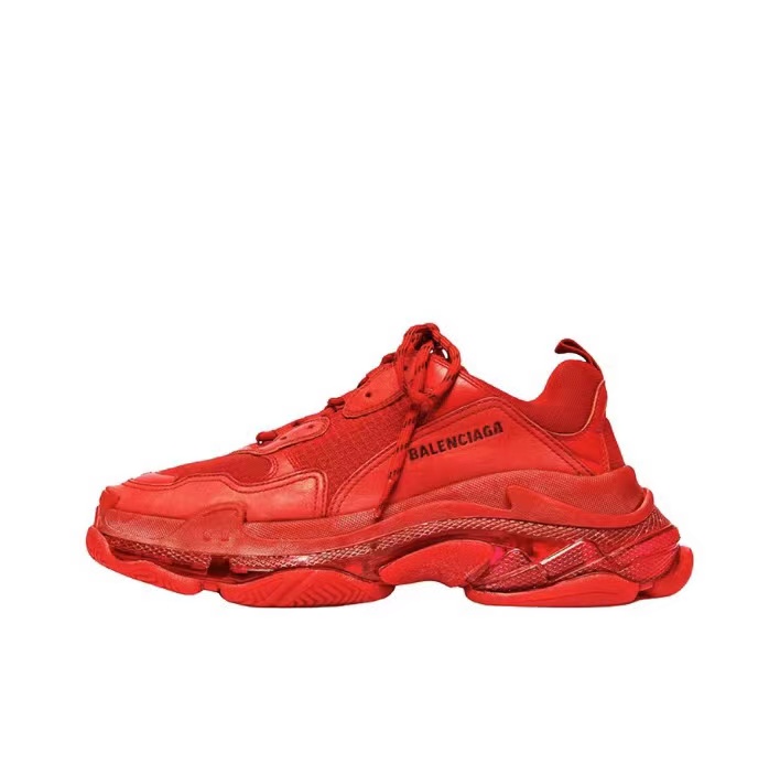 Triple S Red Clear Sole