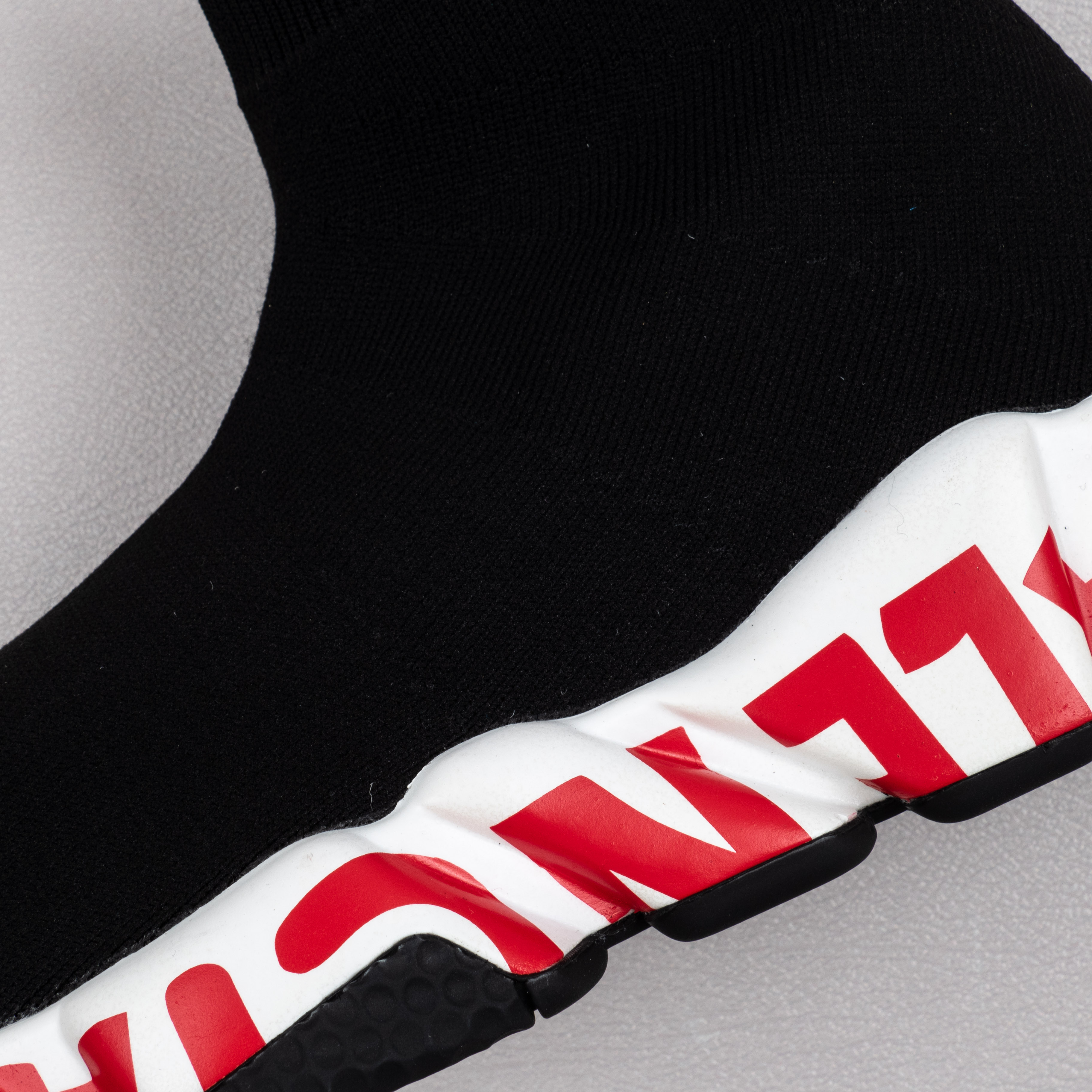 【Free Shipping】男女鞋 巴黎袜子鞋SPEED LOGO印花袜式针织运动鞋