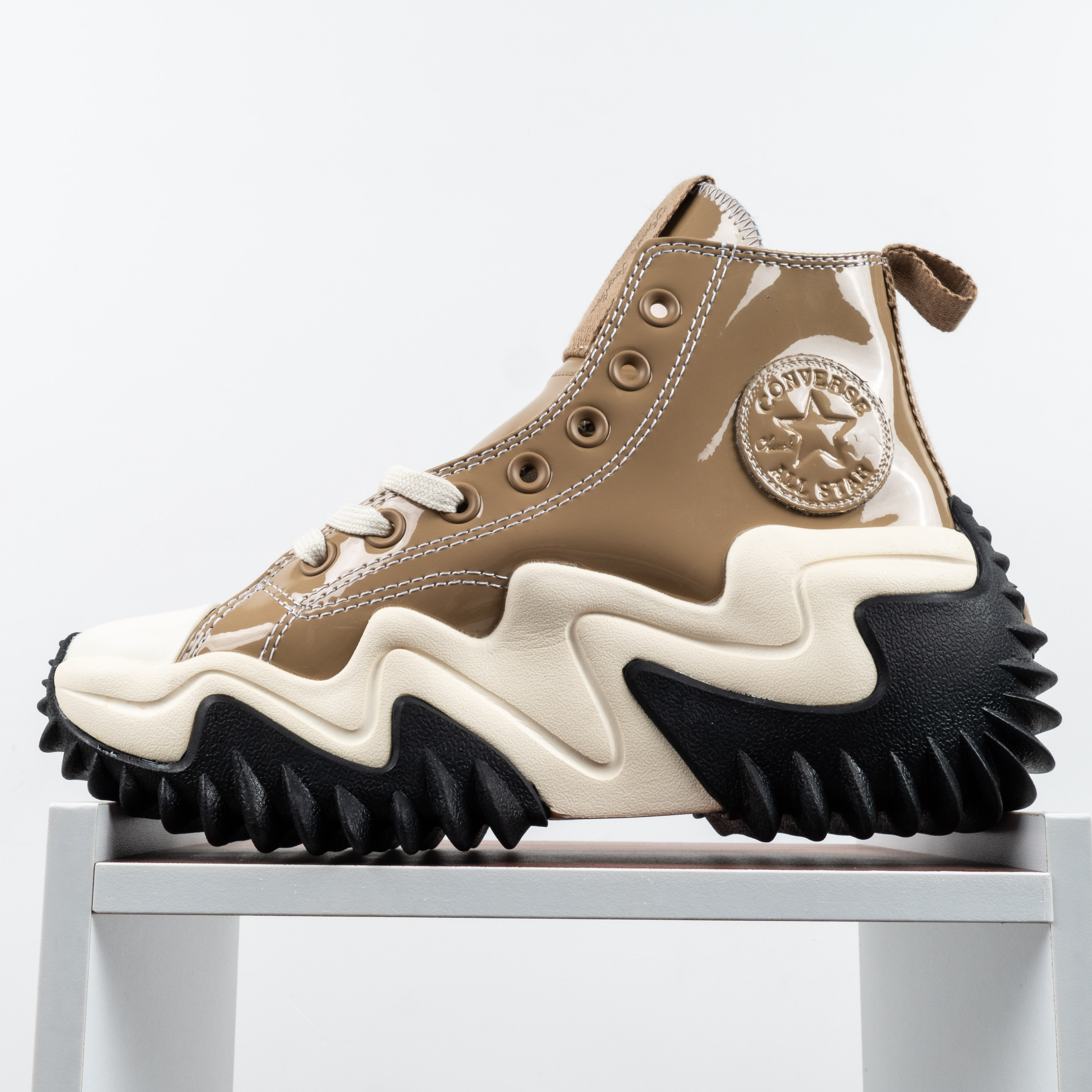 [Free Shipping]男女鞋 CONVERSE Run Star Hike复古大地色系厚底运动鞋171423C