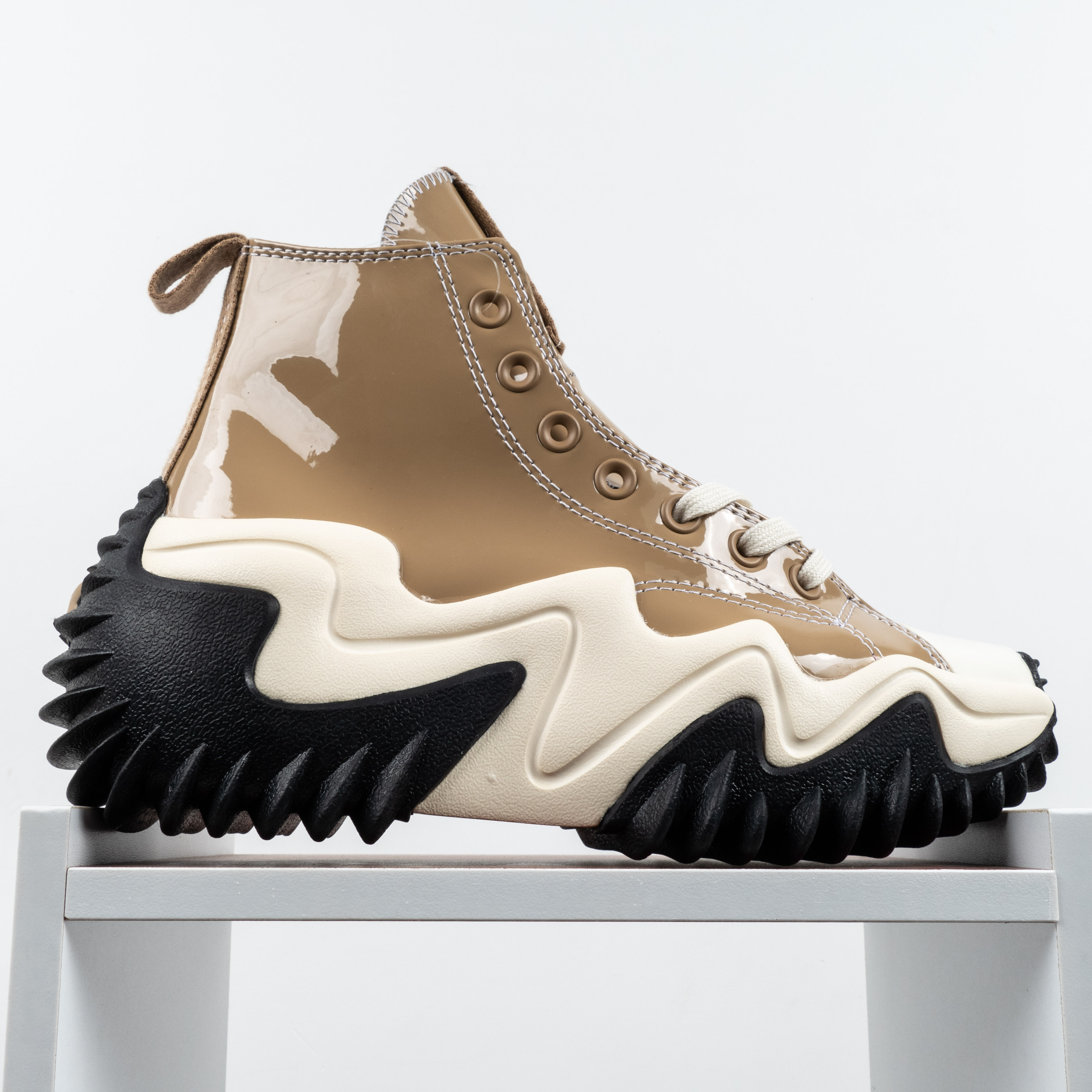 [Free Shipping]男女鞋 CONVERSE Run Star Hike复古大地色系厚底运动鞋171423C