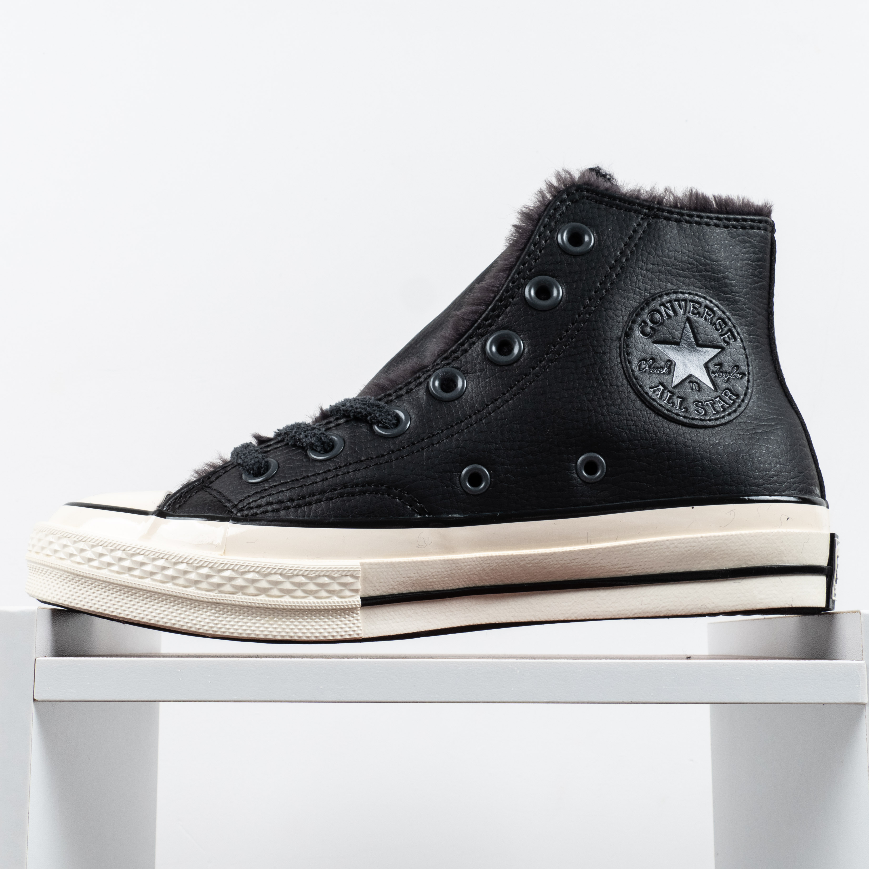[Free Shipping]男女鞋 Converse Chuck 70s 皮面加绒帆布板鞋569516C