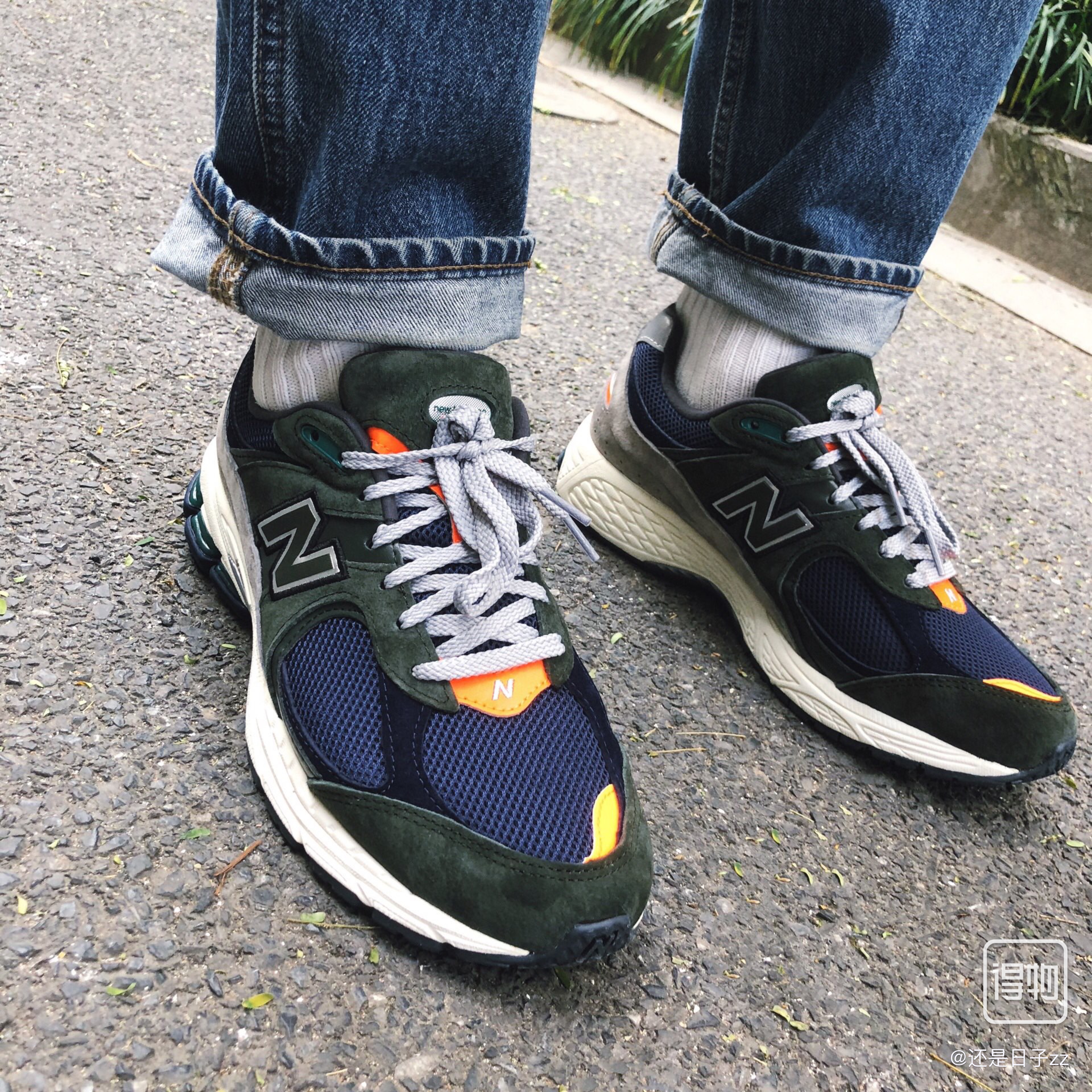 【Free Shipping】2002R Defense Green Natural Indigo