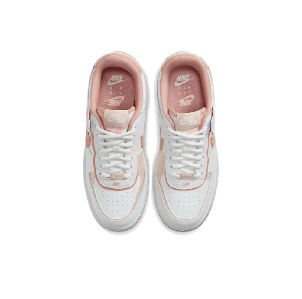 AF 1 Shadow White Coral Pink