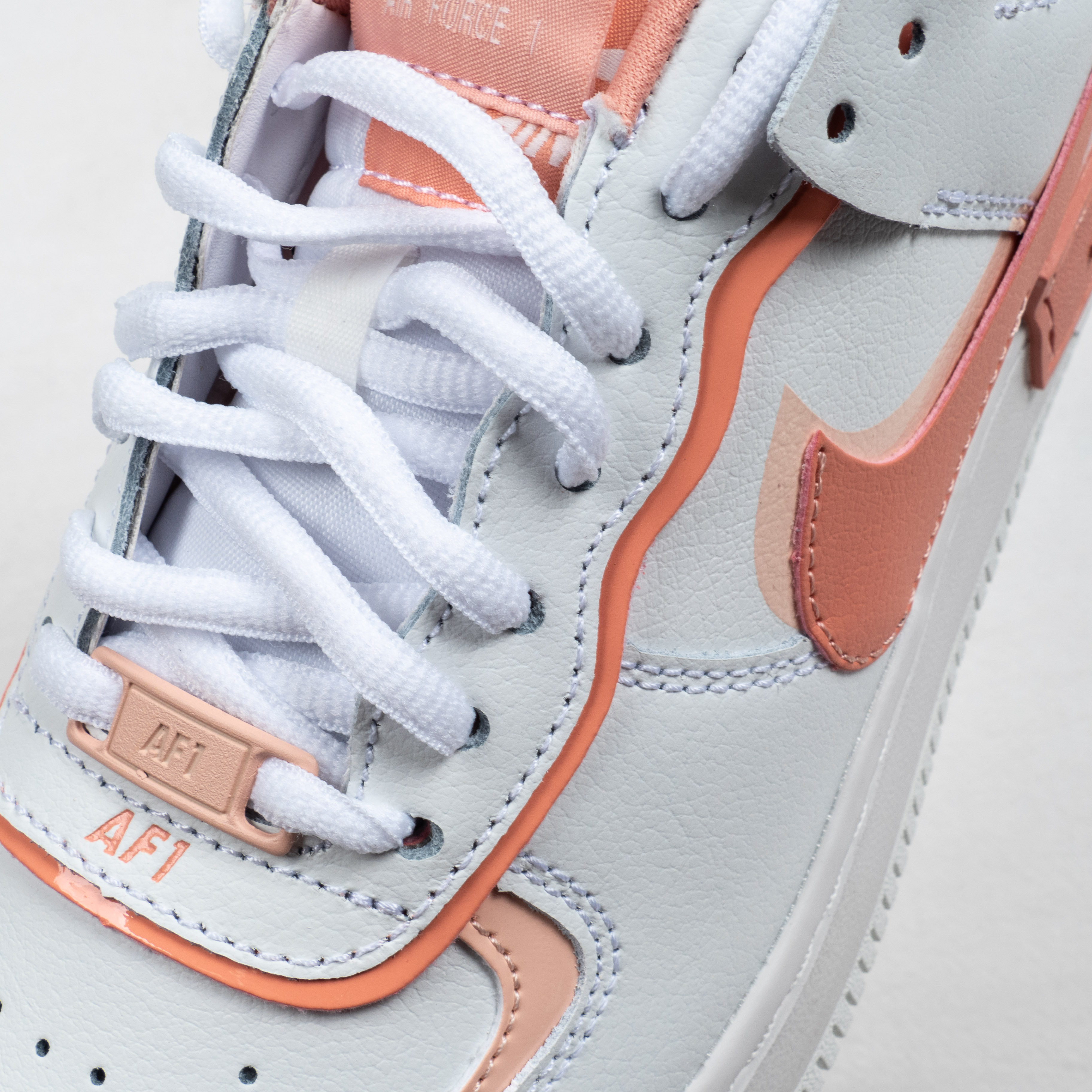 AF 1 Shadow White Coral Pink