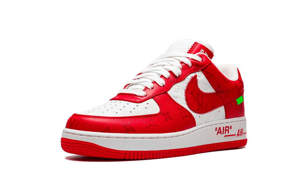 L&V AF 1 Low By Virgil Abloh White Red