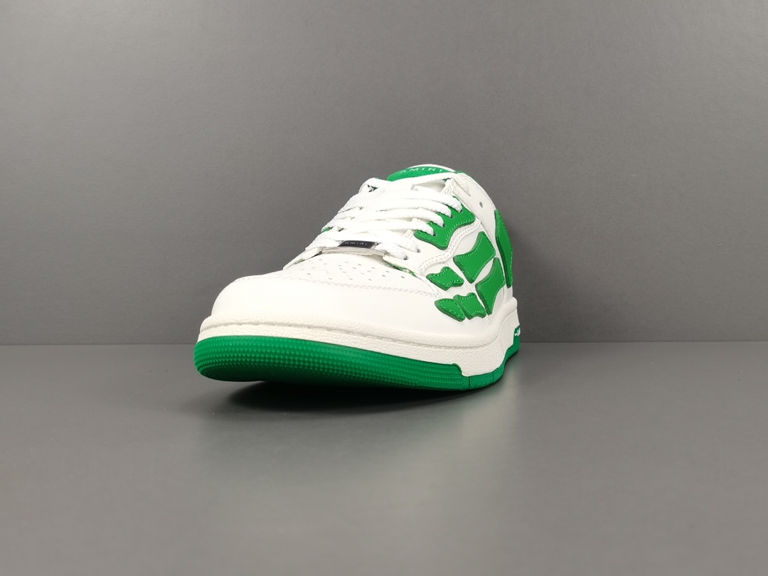 Skel Top Low White Green