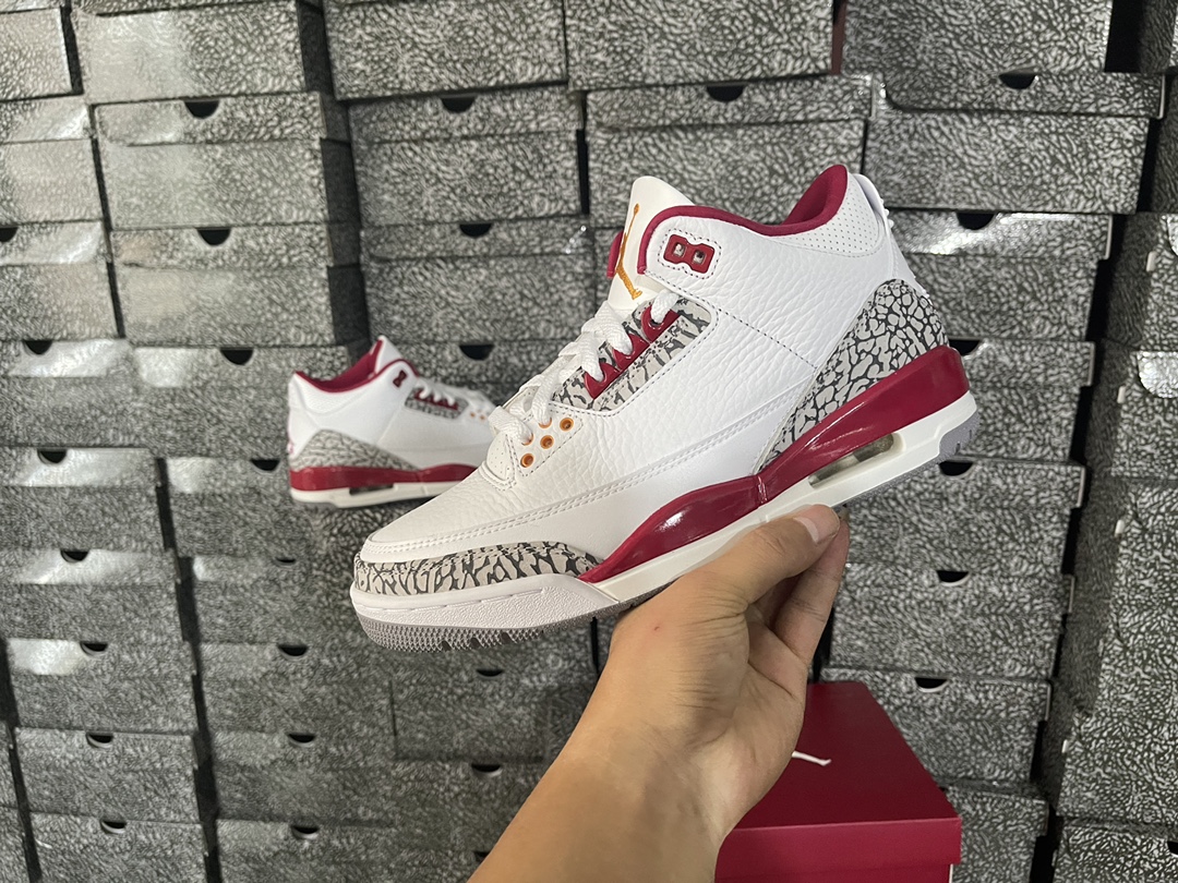 3's Retro Cardinal Red