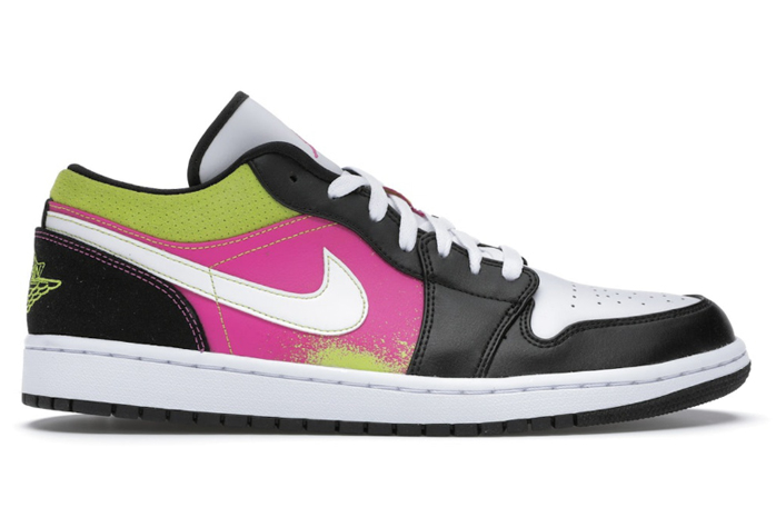 1's Low Black Active Fuchsia Cyber​​