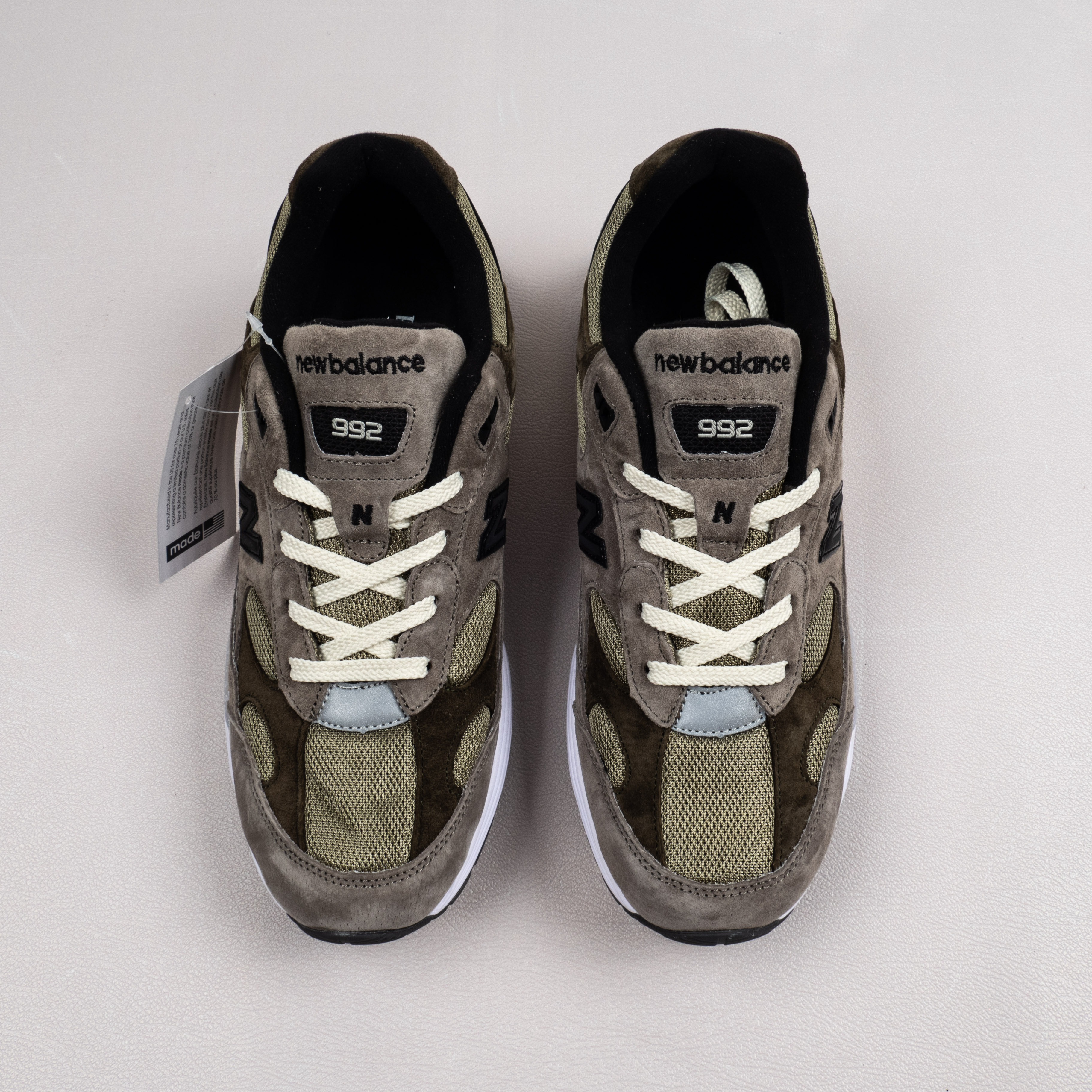 【Free Shipping】992 联名复古跑鞋 M992J2 棕灰