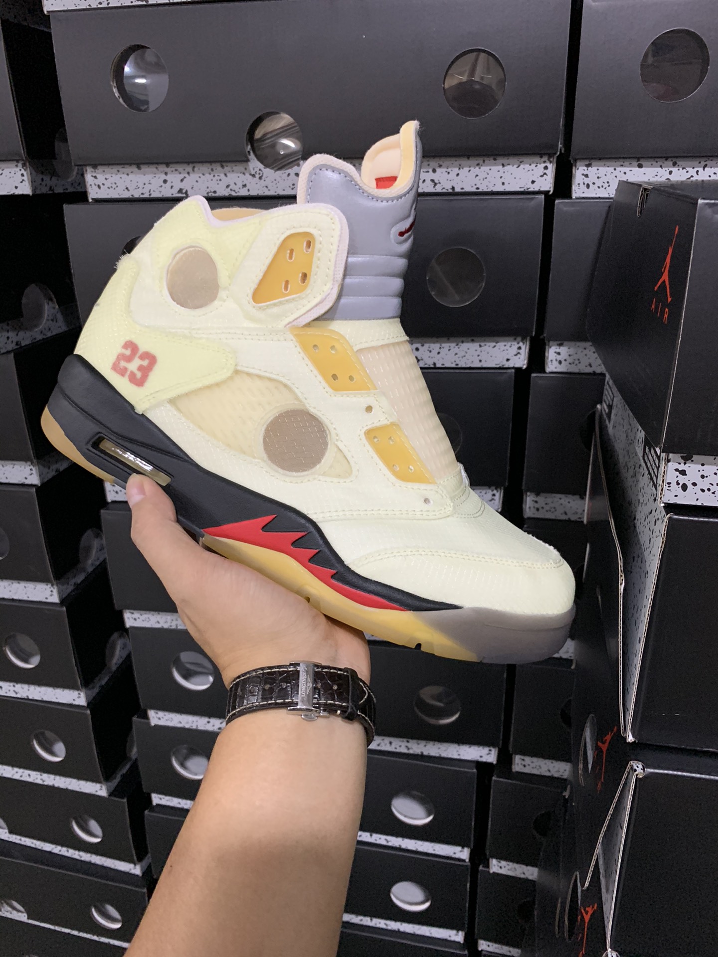 5's Retro OFF-WHITE Sail