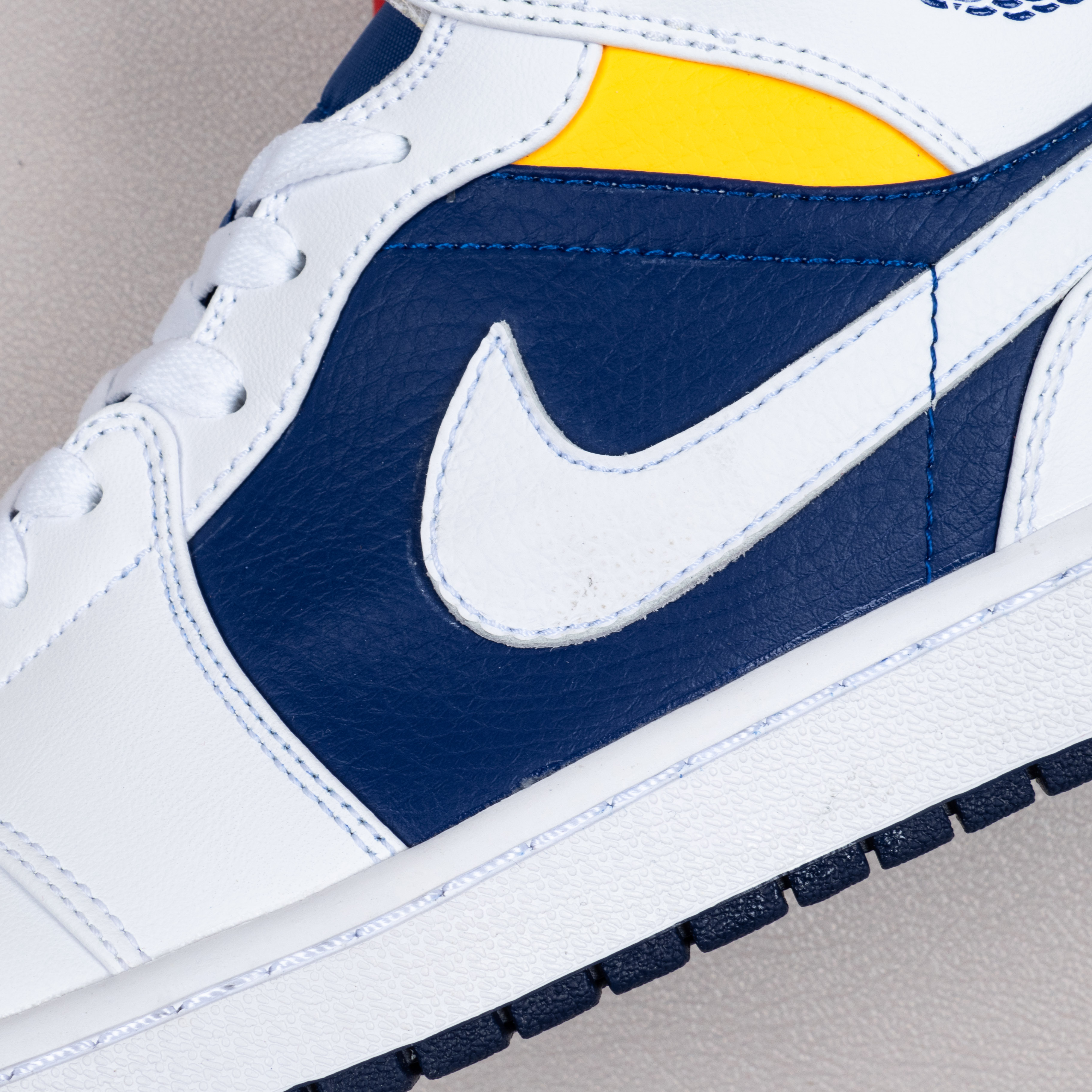 1's Mid Royal Blue Laser Orange