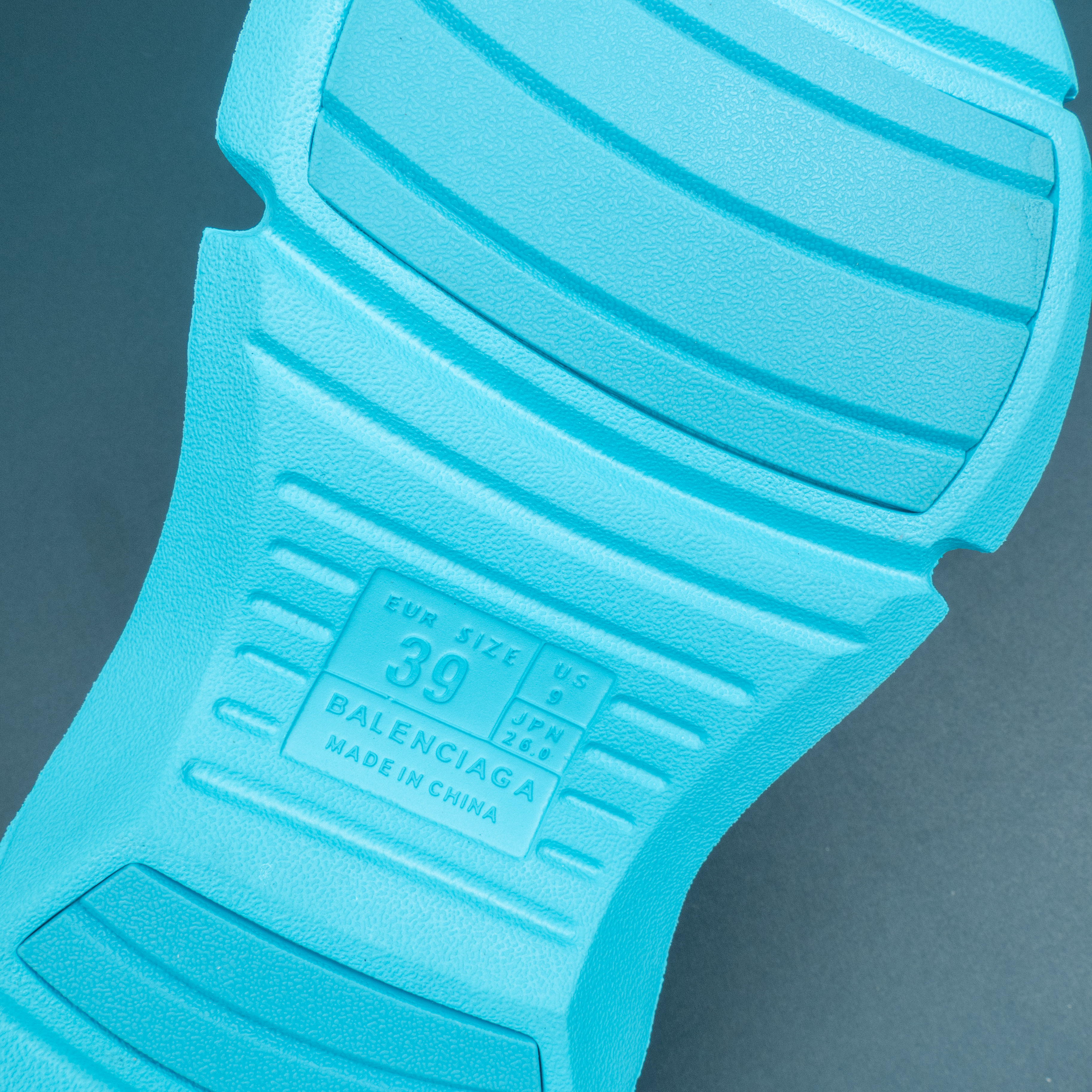 Mold Slide Sandal Blue