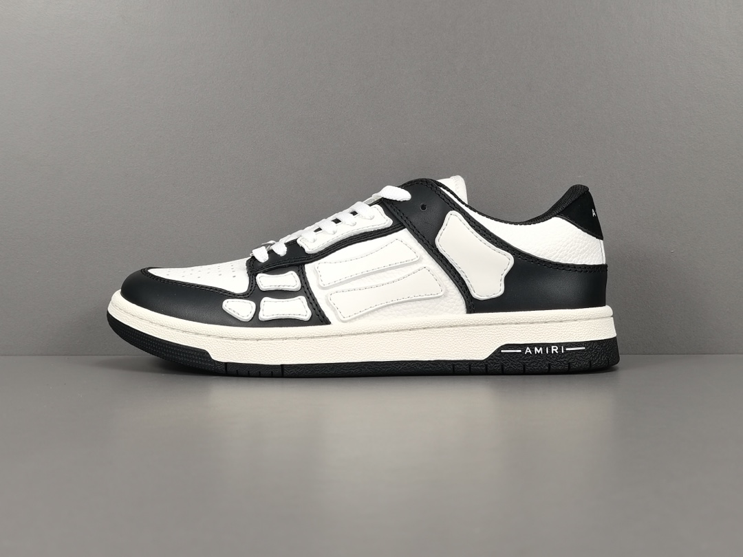 Skel Top Low Black White