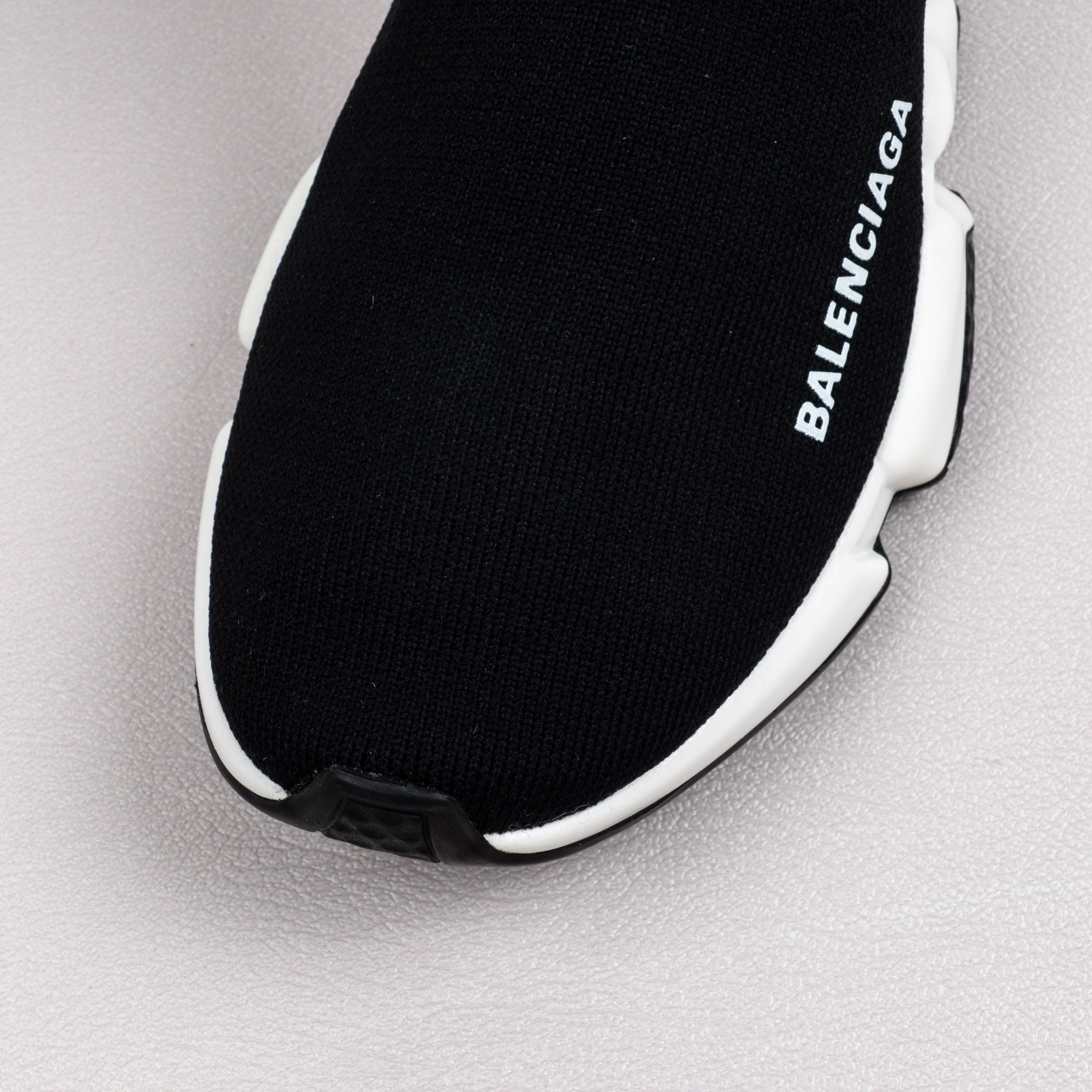 【Free Shipping】男女鞋 巴黎袜子鞋SPEED LOGO印花袜式针织运动鞋