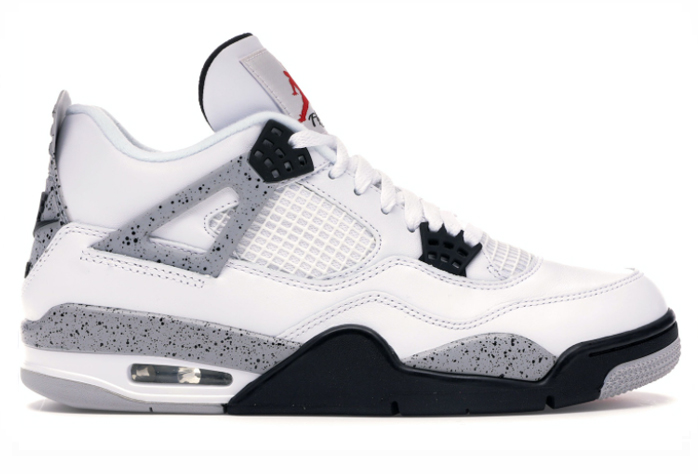 4's Retro White Cement