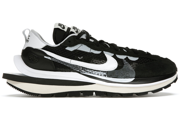 Vaporwaffle sacai Black White