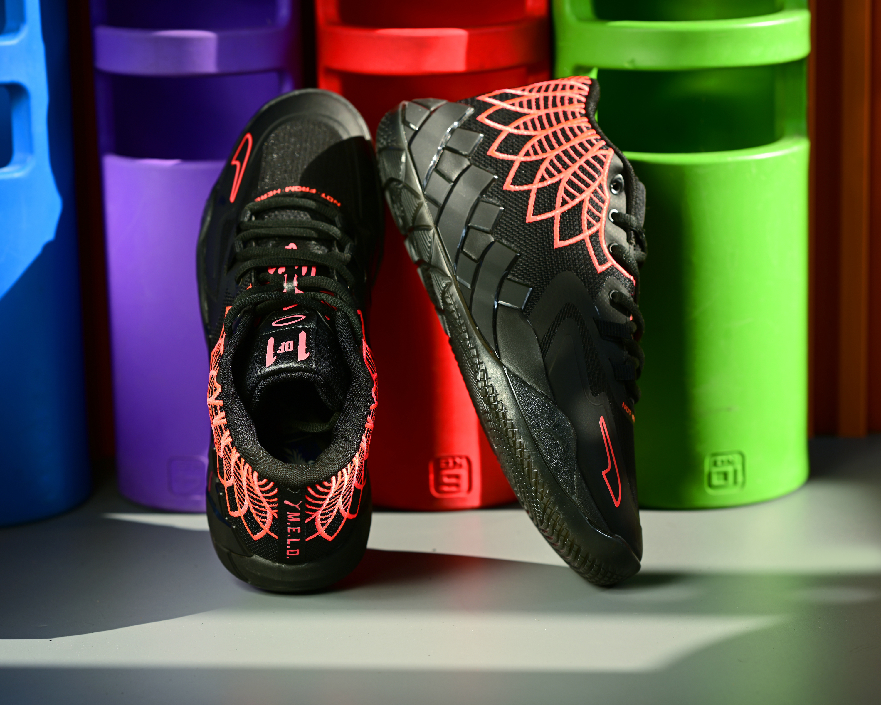 LaMelo Ball MB.01 Black Red Blast