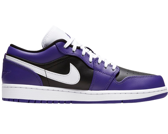 1's Low Court Purple Black