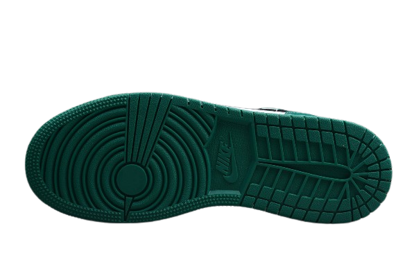 1's Low White Black Mystic Green